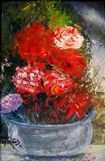 FLORERO Oil Canvas Floral Painting