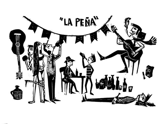 la peña folck
