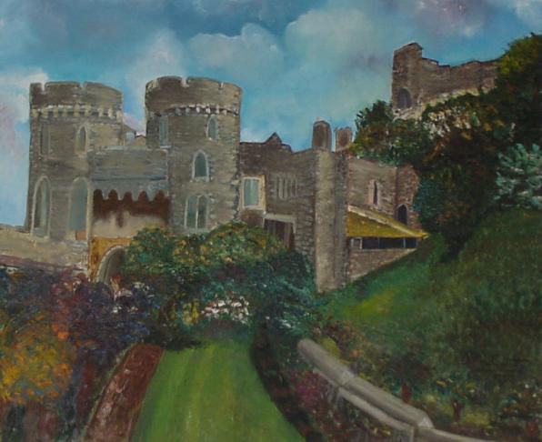 Castillo de Windsor Oil Canvas Landscaping