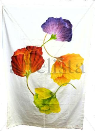Mantel tulipanes