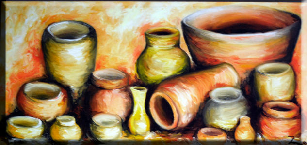 FORMAS DEL BARRO Oil Canvas Still Life Paintings