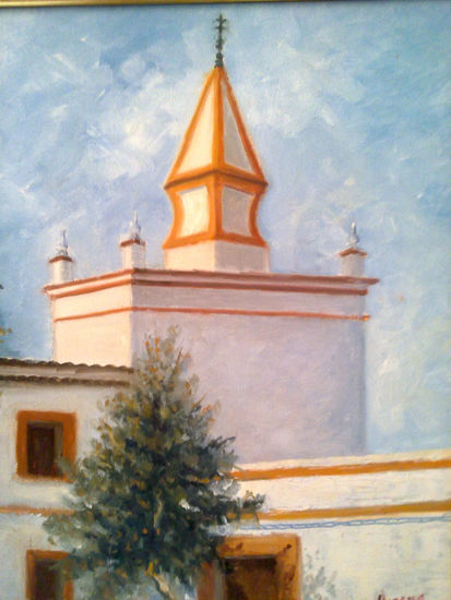 Molino de Manzanilla ( Huelva) Oil Canvas Landscaping