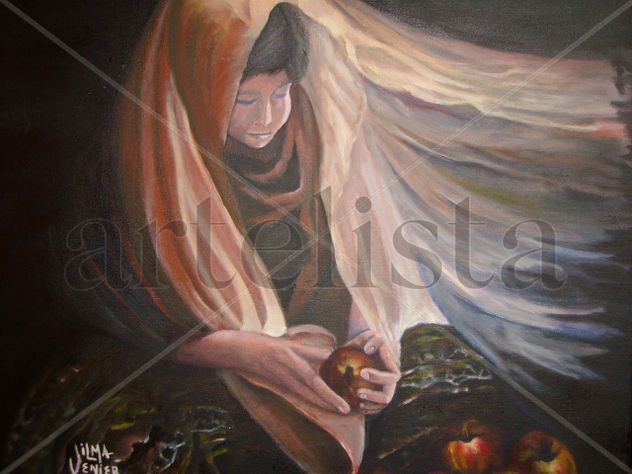 Mujer Etíope con Manzanas