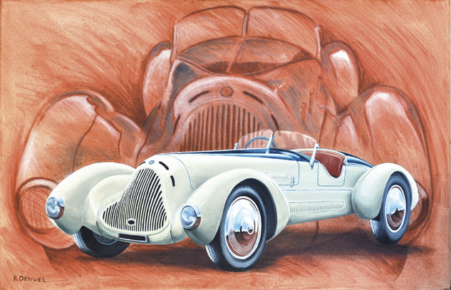 ALFA ROMEO 6C 1750-1931 Acrílico Lienzo Otros