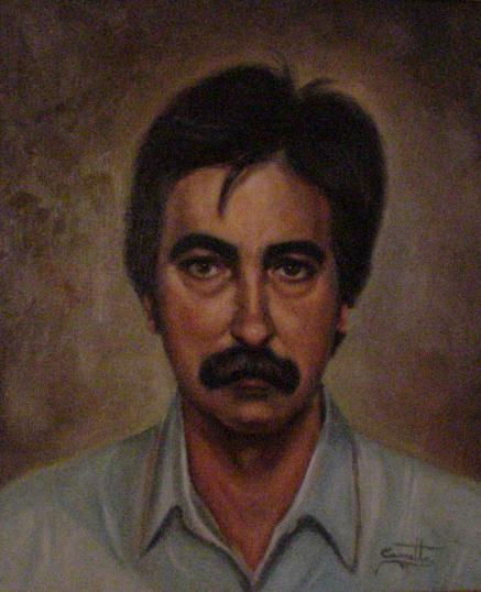 Mi marido Oil Canvas Portrait