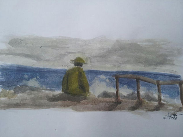 La espera Watercolour Paper Landscaping