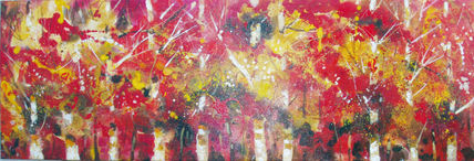 Bosque en rojo