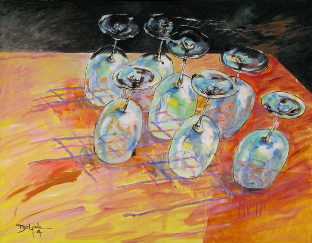 copas lavadas Oil Canvas Still Life Paintings