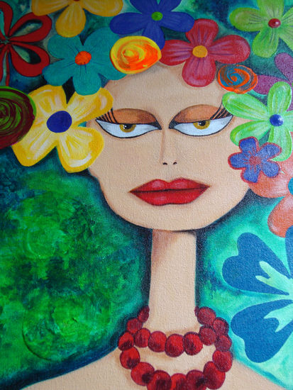 Florita Acrylic Canvas Portrait