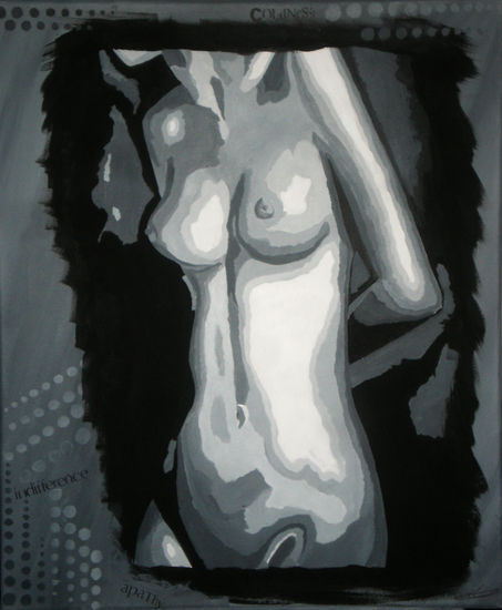 Coldness Acrylic Canvas Nude Paintings