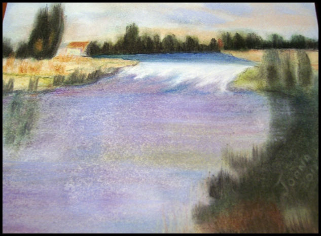 SERENIDAD Pastel Papel Paisaje