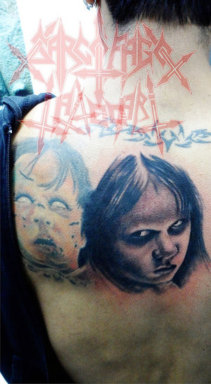 el exorcista,tattoo ,tatuajedel exorcista 