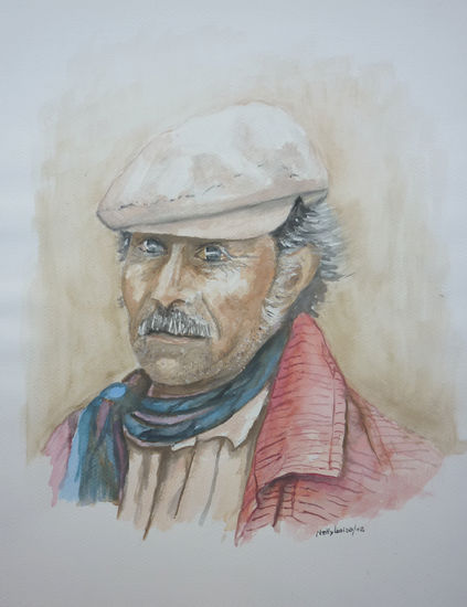 Pionero Watercolour Card Portrait