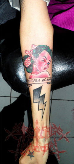 pin up tattoo,tatuajes peru 