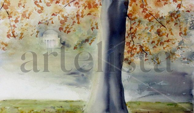 PISAJE MADRID Watercolour Paper Landscaping