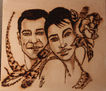 RETRATO PIROGRABADO