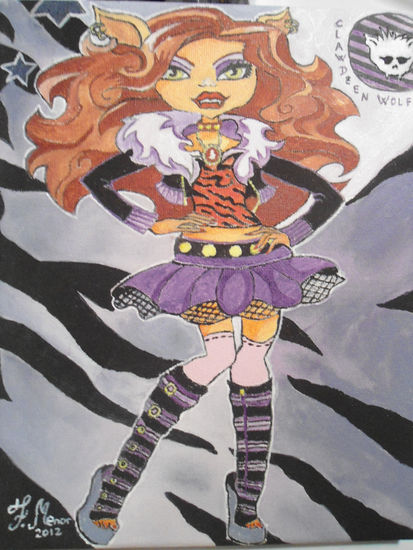 CLAWDEEN WOLF Acrylic Canvas Others