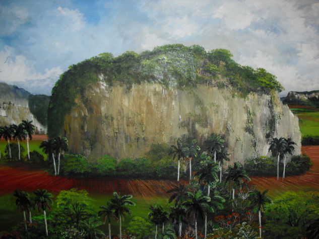 Mogotes Oil Canvas Landscaping