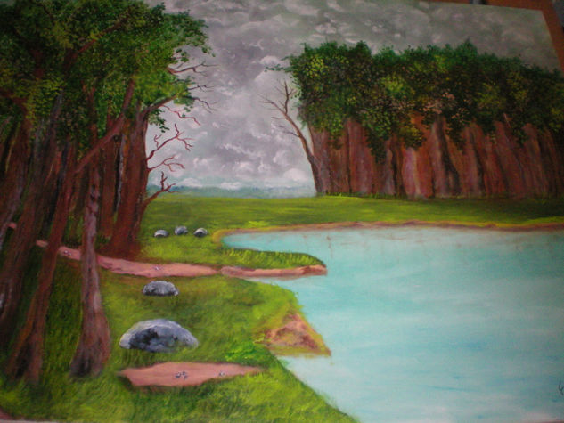 Paisaje de ensueño Oil Canvas Landscaping