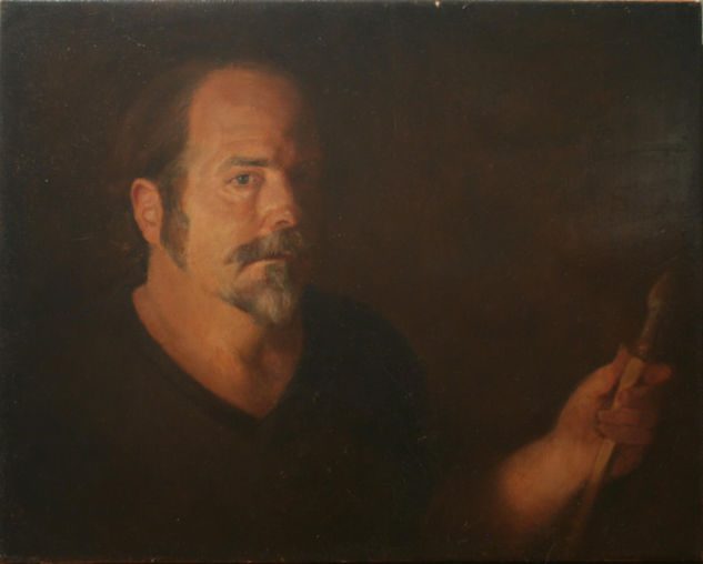 Norway Self-Portrait I Oil Canvas Portrait