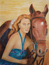 Mujer y caballo