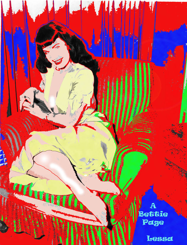 "  Bettie Page  ,the Queen of Pin-Up"