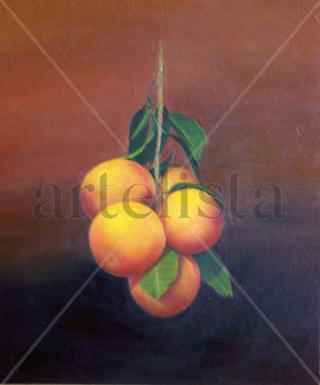 Rama de pomelos Oil Others Still Life Paintings