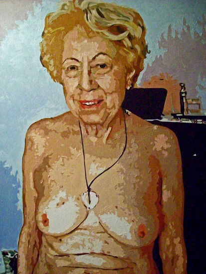 No te vistas para la cena Oil Canvas Figure Painting