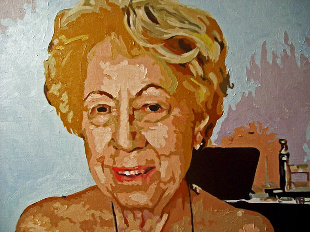 No te vistas para la cena Oil Canvas Figure Painting