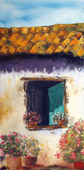 VENTANA VERDE Oil Canvas Landscaping