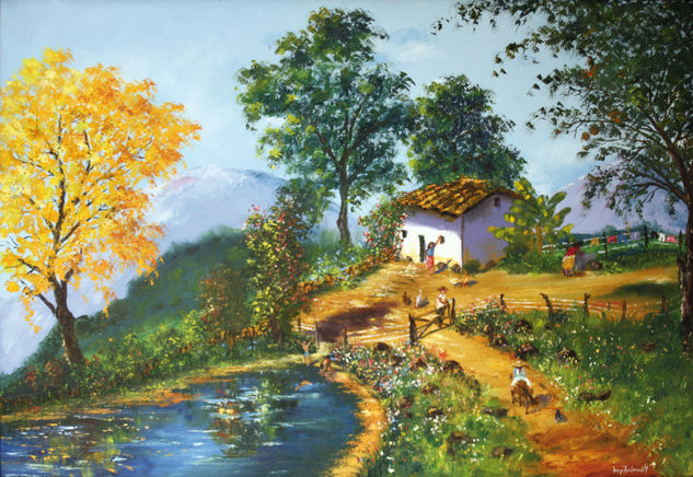 FINCA DEL ABUELO Oil Canvas Landscaping