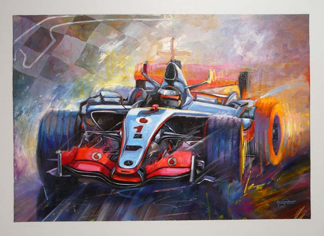 formula 1, maclaren Oil Canvas Sports