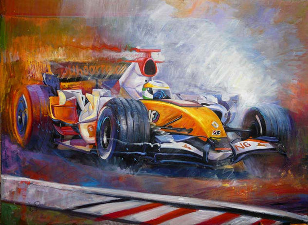 formula1 Oil Canvas Sports