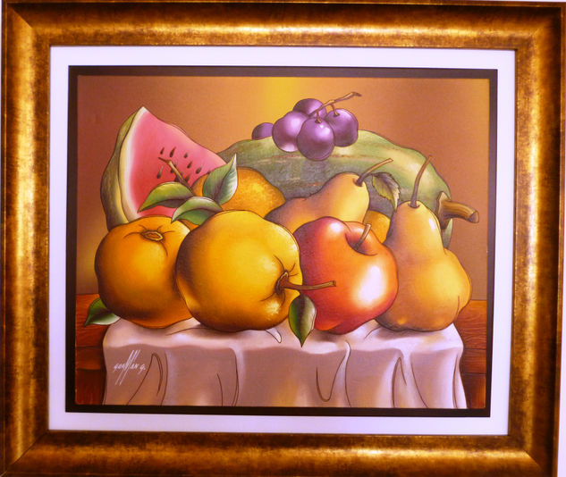 BODEGON DE FRUTAS Oil Canvas Still Life Paintings