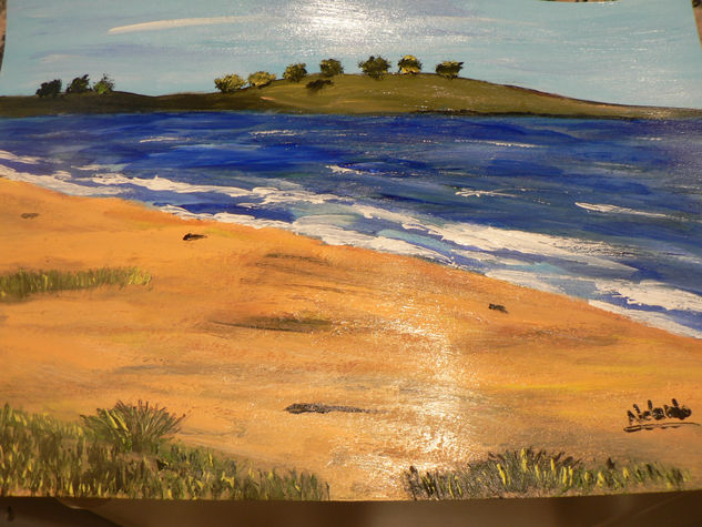 VENDIDA Acrylic Card Marine Painting