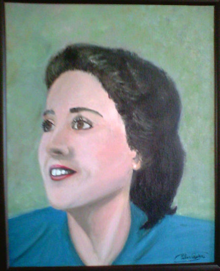 Hace 70 años Oil Canvas Portrait