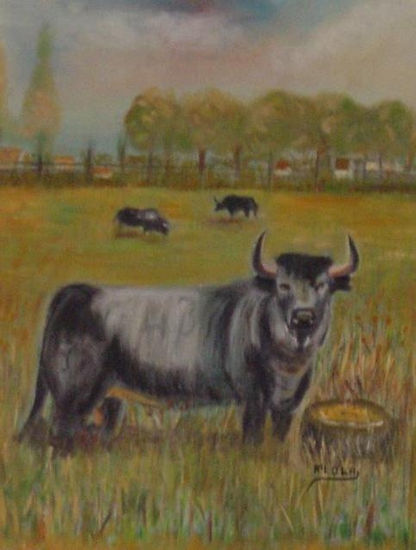 Toro Oil Canvas Animals