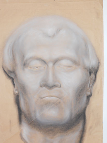 Busto Romano Charcoal