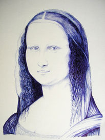 Detalle de la Monalisa