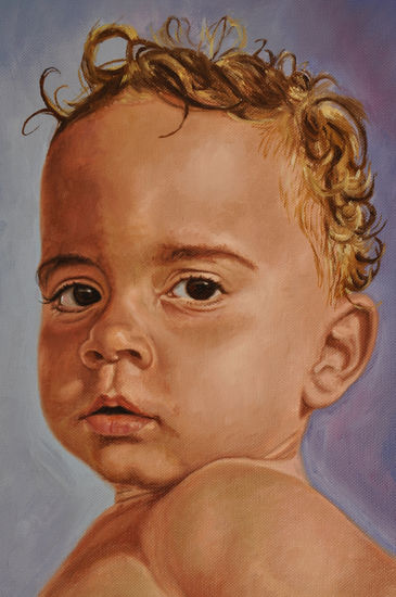 RETRATO Oil Canvas Portrait