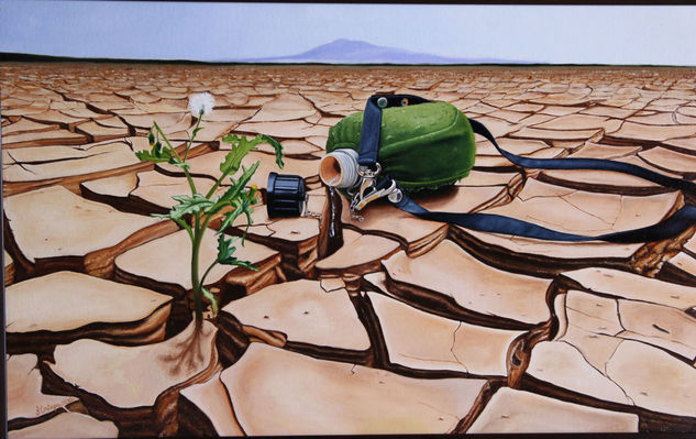 UNA GOTA EN EL DESIERTO Oil Canvas Landscaping