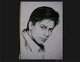 Shahrukh khan Retrato a lapiz carbón