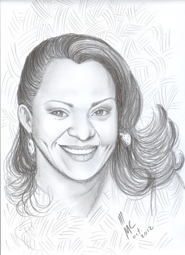 RETRATO FEMENINO CARBONCILLO