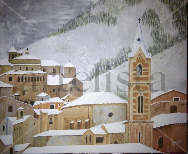 invierno Oil Canvas Landscaping