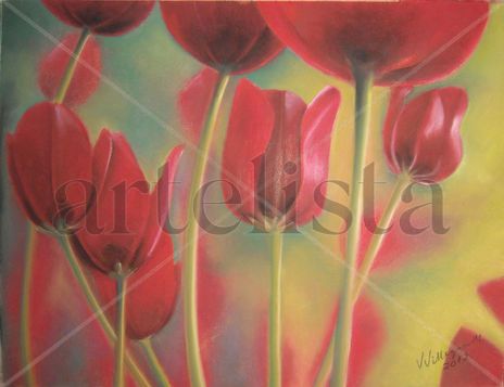 Tulipanes rojos