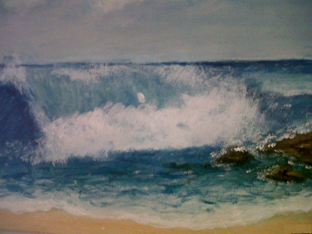 Marina Acrylic Canvas Marine Painting