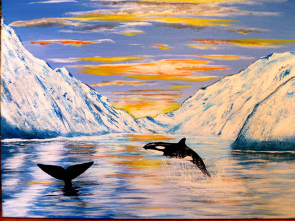 Orca saltando