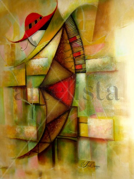 The woman's hat