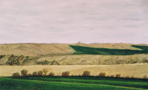 Desde La fresneda Óleo Lienzo Paisaje