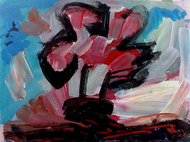 FLORES SOBRE RECUADROS NEGROS